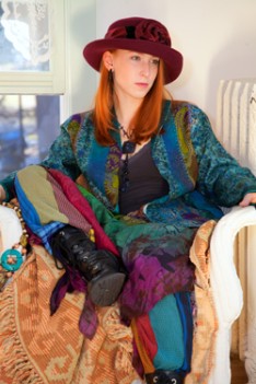 Artist's Wardrobe Room at the Moon Lady Studio