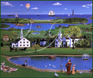 Cohasset Commons Summer by artist Donna Green