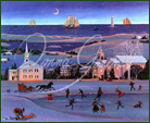Cohasset Commons Winter by artist Donna Green