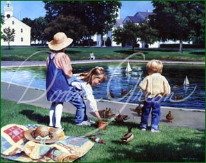 Feeding The Ducks