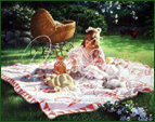 Jessica's Tea Party by artist Donna Green