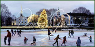 The Skaters by artist Donna Green